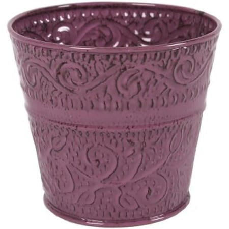 Gardencare 6 in. Ensley Planter, Plum, 6PK GA3863650